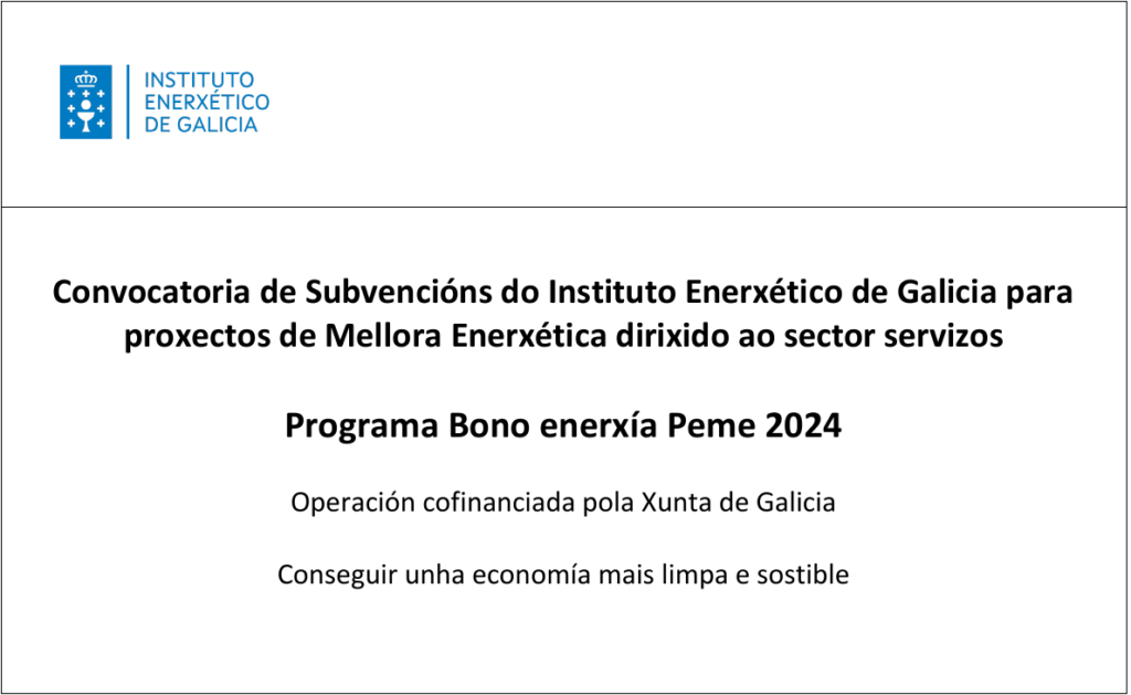 BONO ENERXÍA PEME 2024